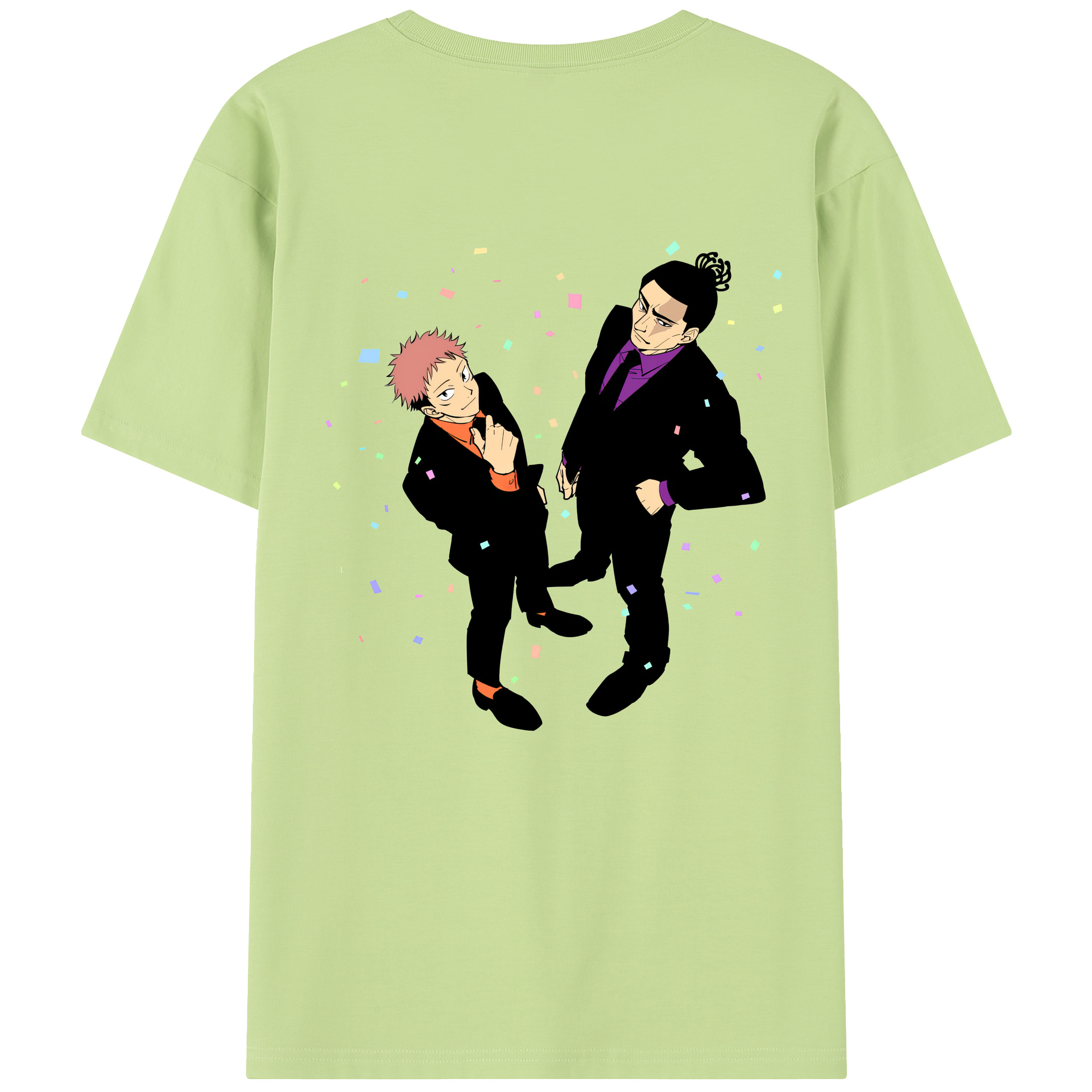 （画像用） 呪術廻戦 Jujutsu Kaisen 綿100％半袖Tシャツ（背面プリント）